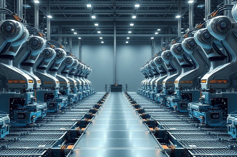 六軸機械臂碼垛自動化解決方案