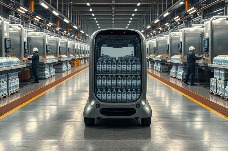 化工行業自動碼垛機器人系統