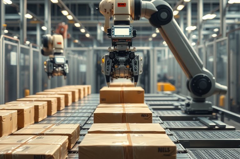 機器人自動化車床上下料